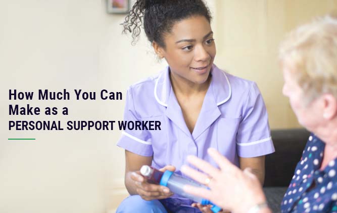 How much you can make as a personal support worker